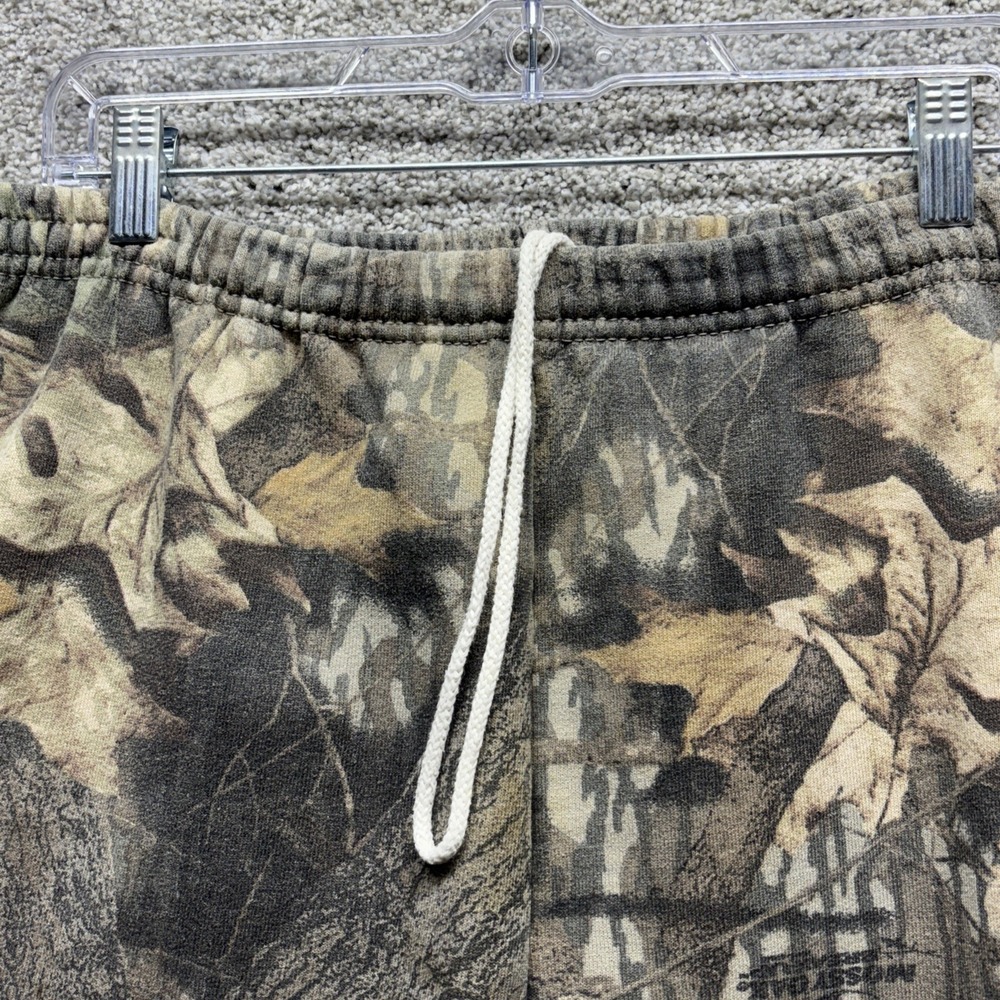 VTG Realtree Camo Jerzees Outdoors Drawstring Sweatpants Size XL USA Made Hunt - Picture 2 of 9